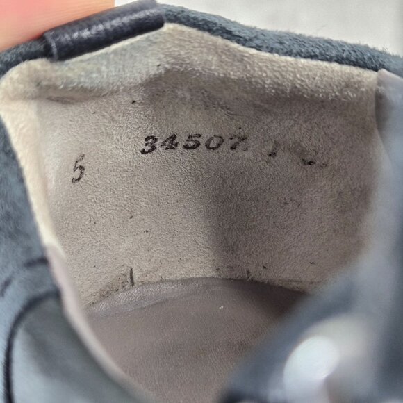 Paul Green Toby Sneakers Size 7.5 Gray Leather Low Top Comfort Sporty Moto Shoes - Picture 8 of 12